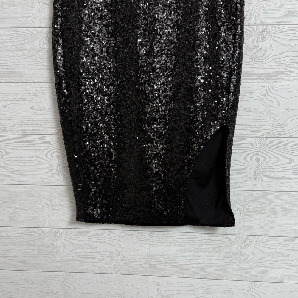 Torrid Black Sequin Pencil Skirt - Picture 5 of 10